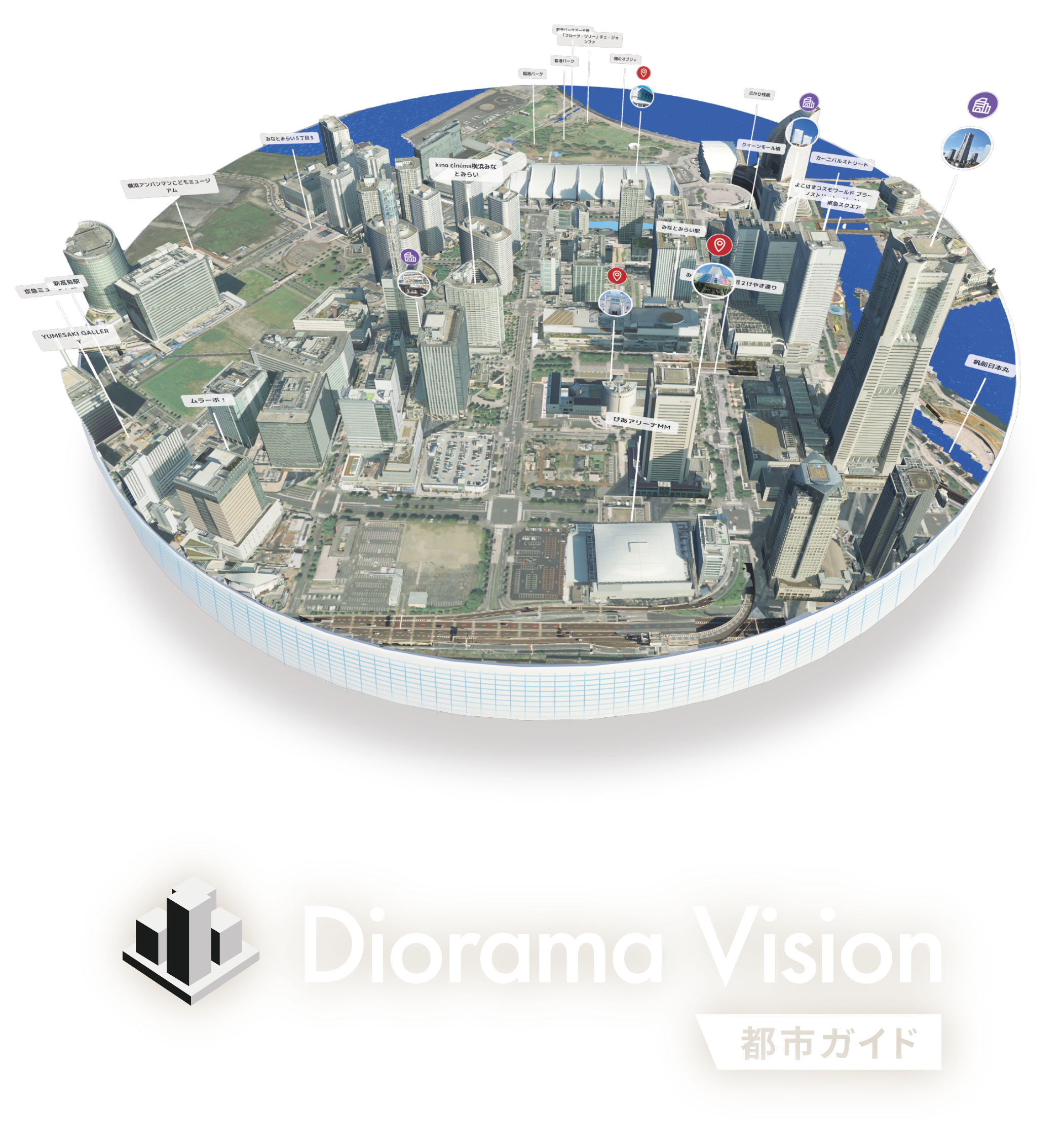 どこにいてもリアルな3Dジオラマですべてが新しい新視覚体験